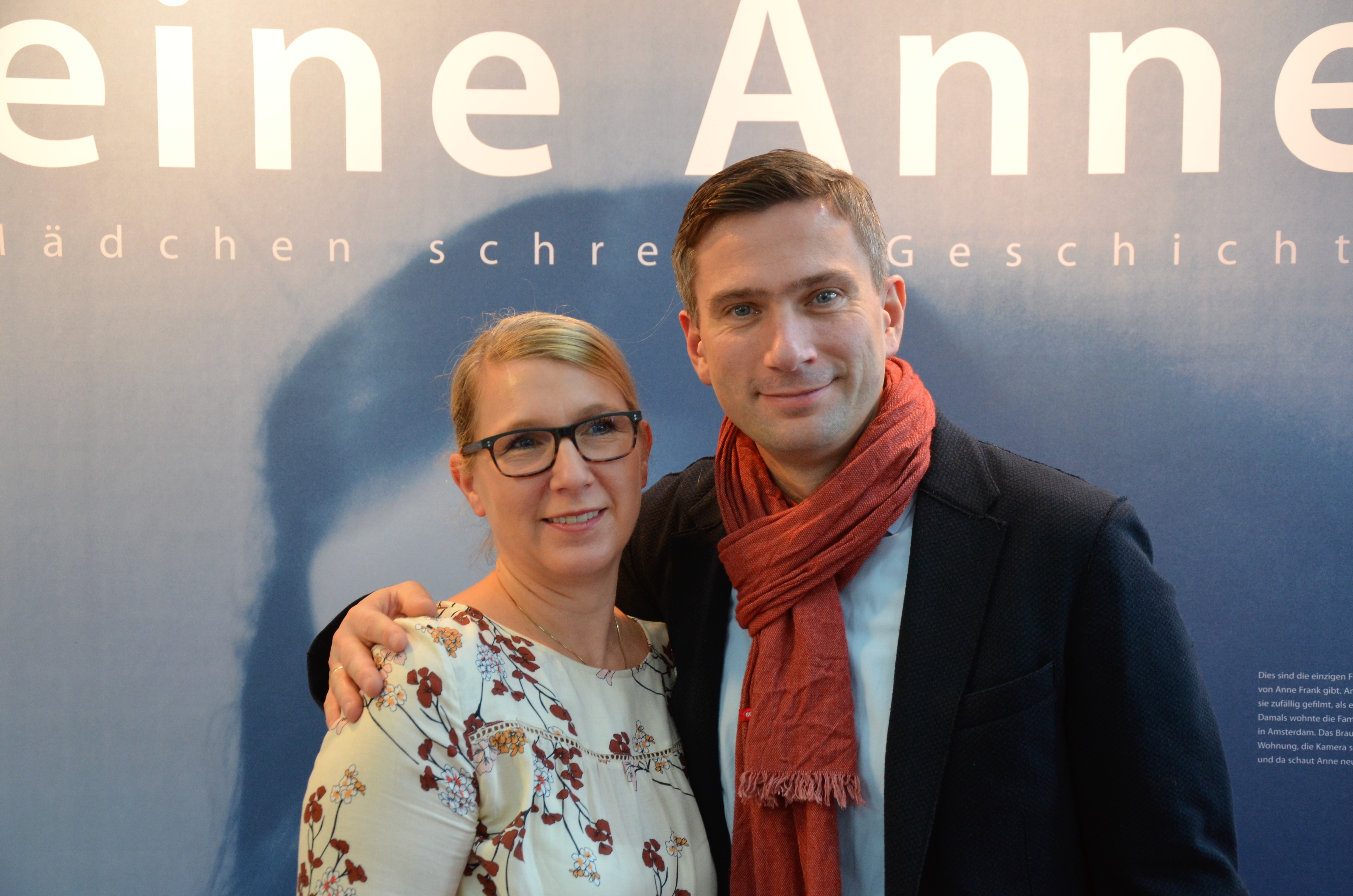 Der stellvertretende Sächsische Ministerpräsident, Martin Dulig, bei der Ausstellungseröffnung in Bischofswerda